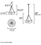 Maxim Lighting - 22653WTNAB - Bundt 17.75" Semi-Flush Mount by Maxim Lighting - Image 4
