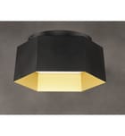 Maxim Lighting - 30330BKGLD - Honeycomb 16" Flush Mount by Maxim Lighting - Image 2