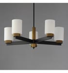 Maxim Lighting - 32655SWBKAB - Ruffles 30.25" Chandelier by Maxim Lighting - Image 4