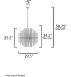 Maxim Lighting - 38406CLHR - Divine 28.5" Pendant by Maxim Lighting - Image 5
