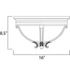 Maxim Lighting - Camden 16" Outdoor Flush Mount by Maxim Lighting - Image 2