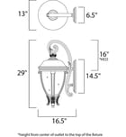 Maxim Lighting - Camden 29" Outdoor Wall Sconce by Maxim Lighting - Image 2