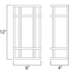 Maxim Lighting - 55571WTSN - Moon Ray 12" Outdoor Wall Sconce by Maxim Lighting - Image 2