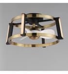 Maxim Lighting - 61022WTBKNAB - Darling 24" Fandelier by Maxim Lighting - Image 3