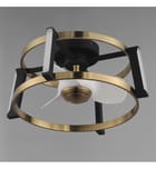 Maxim Lighting - 61022WTBKNAB - Darling 24" Fandelier by Maxim Lighting - Image 5