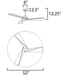 Maxim Lighting - Vortex Ceiling Fan by Maxim Lighting - Image 3