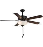 Maxim Lighting - 88936SWBK - Super-Max 52-Inch Indoor Ceiling Fan by Maxim Lighting