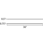 Maxim Lighting - 89803AL - CounterMax MXL24SS 36" 24 LED Under Cabinet Bar by Maxim Lighting - Image 9