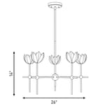 Meridian - Meridian 26" Chandelier by Meridian - Image 5
