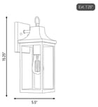 Meridian - M50024ORB - Meridian 15.25" Outdoor Wall Sconce by Meridian - Image 5