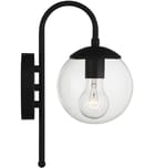 Meridian - M50030BK - Meridian 13" Outdoor Wall Sconce by Meridian - Image 4