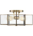 Meridian - M60021NB - Meridian 16" Semi-Flush Mount by Meridian - Image 2