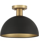 Meridian - Meridian 12" Semi-Flush Mount by Meridian - Image 2