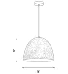 Meridian - M70093CMBK - Meridian 16" Pendant by Meridian - Image 8
