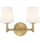 Meridian - M80050NB - Meridian 15" Bath Vanity Light by Meridian