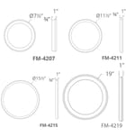 Modern Forms - Argo 11" Flush Mount by Modern Forms - Image 2