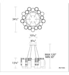 Modern Forms - PD-71035-AB - Harmony 34.5" Chandelier by Modern Forms - Image 2