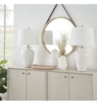 Nourison - 848783007379 - Feather Textured 26" Table Lamp by Nourison - Image 9