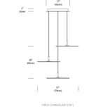 Pablo Designs - CIRC CHAN 16/3 WHT - Circa 31" Chandelier by Pablo Designs - Image 2