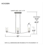 Quoizel - Acacia 35" Island Light by Quoizel - Image 3