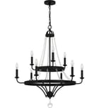 Quoizel - ADL5030MBK - Adelaide 30" Chandelier by Quoizel - Image 3