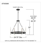 Quoizel - ATH5006K - Anthem 24.75" Chandelier by Quoizel - Image 2