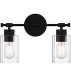 Quoizel - CAP8615MBK - Caputo 15" Bath Vanity Light by Quoizel