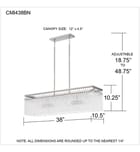 Quoizel - CMI438BN - Camilla 38" Island Light by Quoizel - Image 4