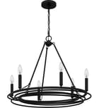 Quoizel - CPE5025MBK - Calliope 26.5" Chandelier by Quoizel - Image 2
