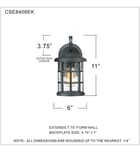Quoizel - Crusade 11" Outdoor Lantern by Quoizel - Image 2