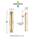 Quoizel - Esme 24-inch Wall Sconce by Quoizel - Image 5