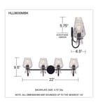 Quoizel - HLL8630MBK - Hollis 30.25-inch Bath Vanity Light by Quoizel - Image 4