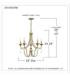 Quoizel - Joules 25" Chandelier by Quoizel - Image 2