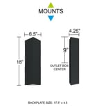 Quoizel - KYLE8406EK - Kyler 18-inch Outdoor Wall Sconce by Quoizel - Image 5