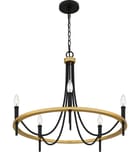Quoizel - LGR5026MBK - Legare 26" Chandelier by Quoizel - Image 6
