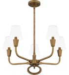 Quoizel - MAO5026WS - Mallory 26" Chandelier by Quoizel - Image 3