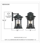 Quoizel - Marblehead 14.5" Outdoor Wall Sconce by Quoizel - Image 2