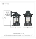 Quoizel - MBH8411K - Marblehead 17.75" Outdoor Lantern by Quoizel - Image 2