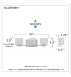 Quoizel - MLD8603BN - Melody 24" Bath Vanity Light by Quoizel - Image 2