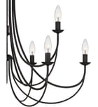 Quoizel - MRN5030IB - Mirren 30" Chandelier by Quoizel - Image 4