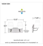 Quoizel - Nielson 13.5" Bath Vanity Light by Quoizel - Image 4