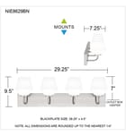 Quoizel - Nielson 29.25" Bath Vanity Light by Quoizel - Image 4