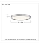 Quoizel - Outskirt 11" Flush Mount by Quoizel - Image 2