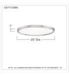 Quoizel - Outskirt 20" Flush Mount by Quoizel - Image 2