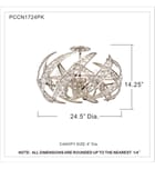 Quoizel - PCCN1724PK - Crescent 24.5" Semi-Flush Mount by Quoizel - Image 2