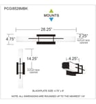 Quoizel - PCGI8528MBK - Giselle 28.25" Bath Vanity Light by Quoizel - Image 3