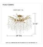 Quoizel - Isobel 26-inch Semi-Flush Mount by Quoizel - Image 7