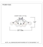 Quoizel - PCSB1722C - Spellbound 21.75" Semi-Flush by Quoizel - Image 2