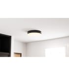 Quoizel - QFL6785MBK - Carey 16" Flush Mount by Quoizel - Image 2