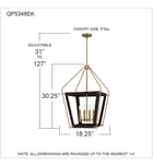 Quoizel - QP5348EK - Abbeville 18.25" Pendant by Quoizel - Image 2